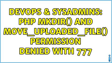 php mkdir 777.